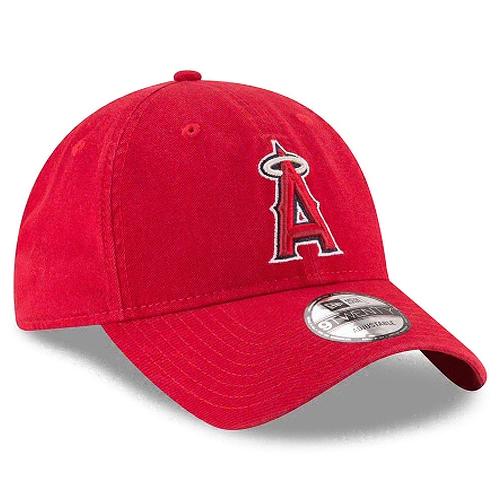 New Era MLB Los Angeles Angels Core Classic 9TWENTY Adjustable Hat Red