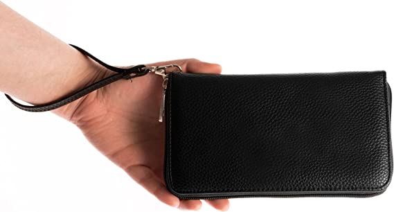 Houston Texans Zip Organizer Wallet Pebble Blue