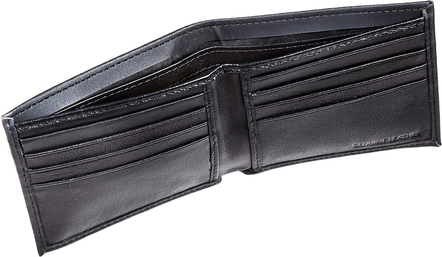Black Leather Los Angeles Rams Bi-fold Wallet
