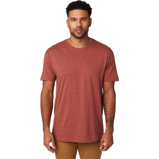 Unisex Soft-washed Short Sleeve Crew Neck T-Shirt 3Pack Spice Heather