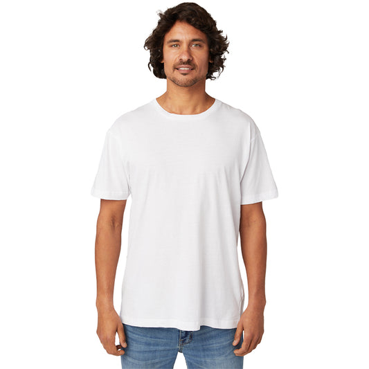 Unisex Soft-washed Short Sleeve Crew Neck T-Shirt 3Pack White