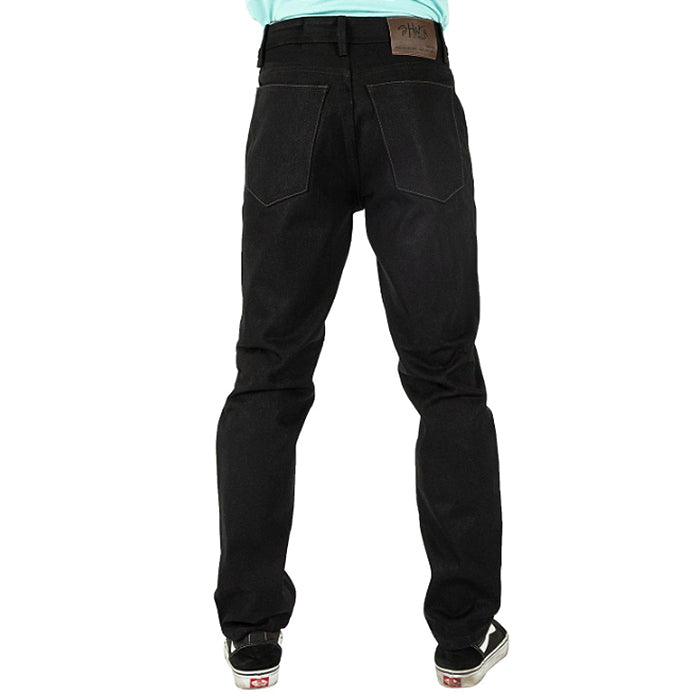 Men's 13.OZ Slim fit Black Denim Jeans