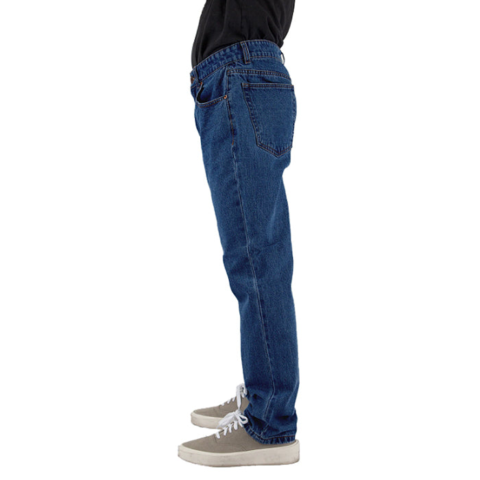 Men's Loose fit 13.OZ Stone washed Denim Jeans